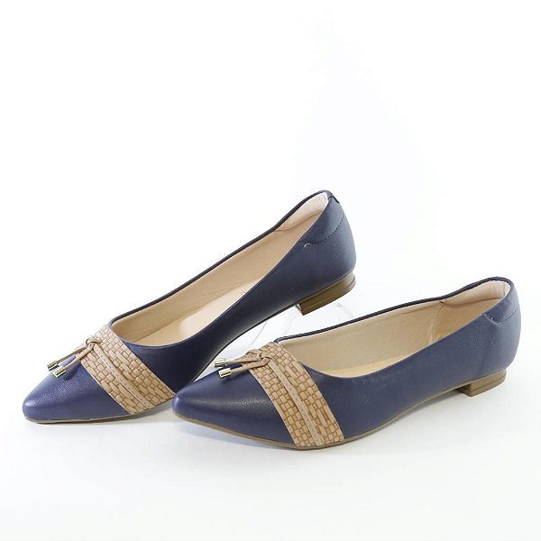 SAPATILHA MOLECA 5655.216 BICO FINO FEMININA