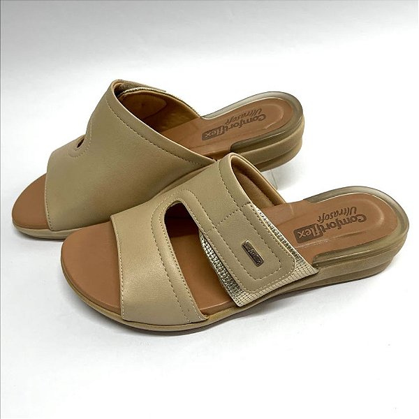 TAMANCO COMFORT FLEX ANABELA BAIXO 50401/19 FEMININO