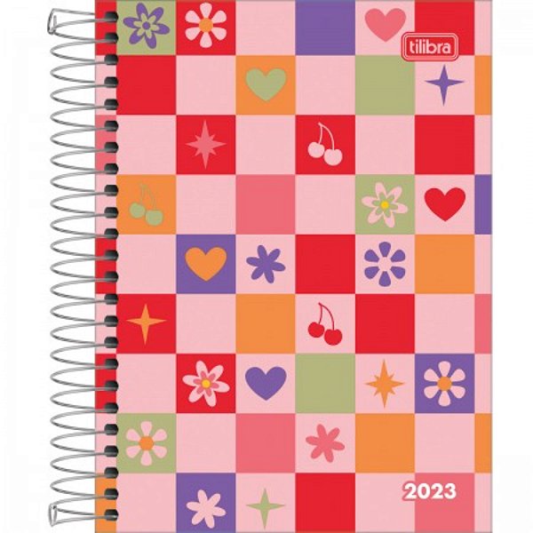 AGENDA TILIBRA D+ FEM ESPIRAL 1 DIA PÁGINA 91684-P  (CORES SORTIDAS)