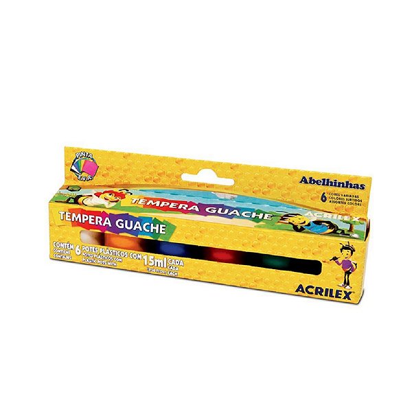 TINTA ACRILEX GUACHE 15 ML CX/6 REF 02020 513-P