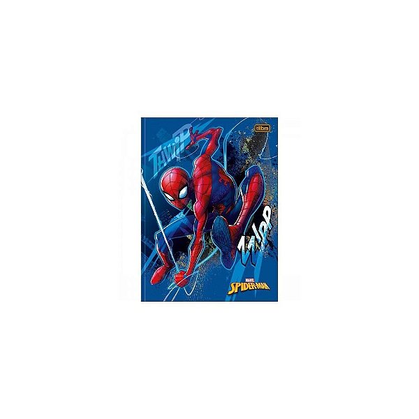 CADERNO TILIBRA BROCHURÃO C DURA (G) SPIDERMAN  3434-P (CORES SORTIDAS)