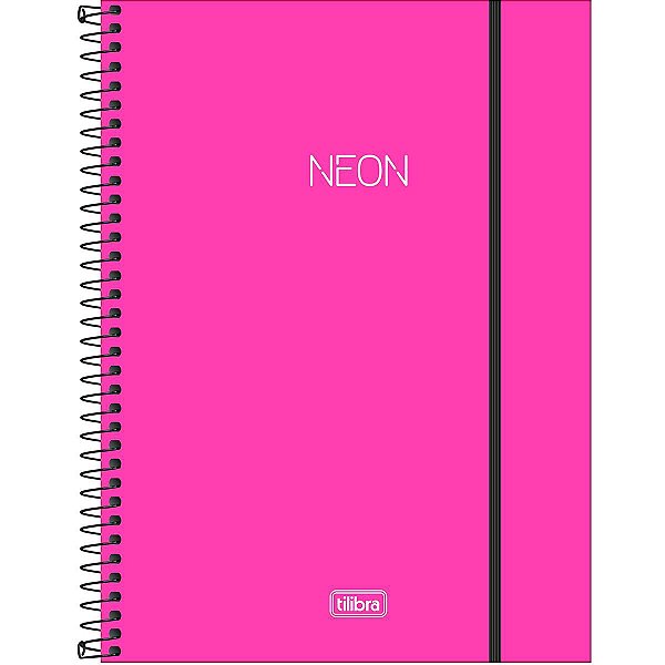CADERNO TILIBRA UNIVERSITÁRIO  01 MAT C DURA NEON C/ELÁSTICO 80FLS 4778-P