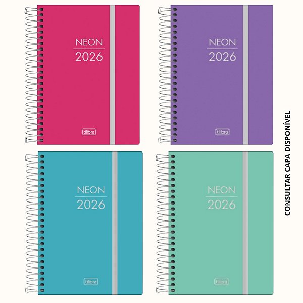 AGENDA TILIBRA NEON ESPIRAL 1 DIA PÁGINA 315559 71-P