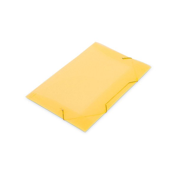 PASTA POLIBRAS COM ABA E ELASTICO PLASTICA TRANSPARENTE SOFT 296-P