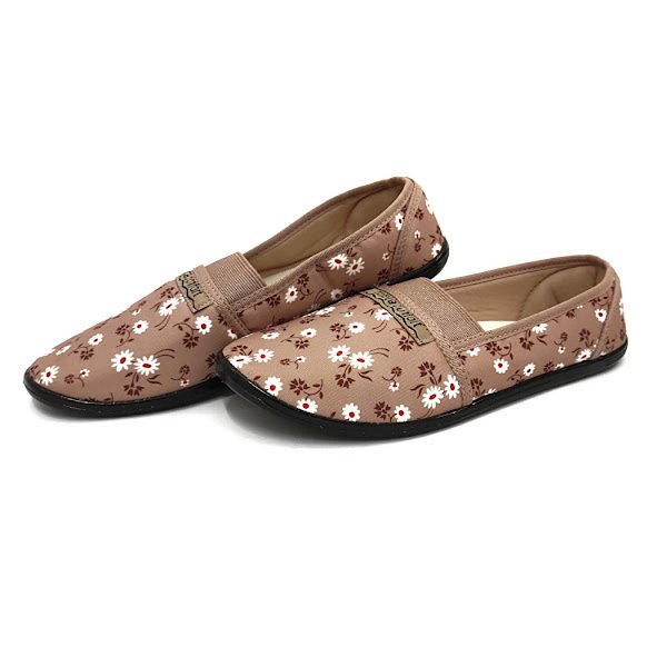SAPATILHA MOLECA 520.59 FLORAL BICO REDONDO FEMININA