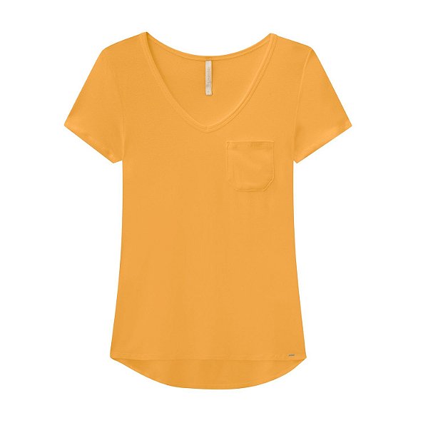 BLUSA LUNENDER MANGA CURTA 252 VISCOLYCRA FEMININA