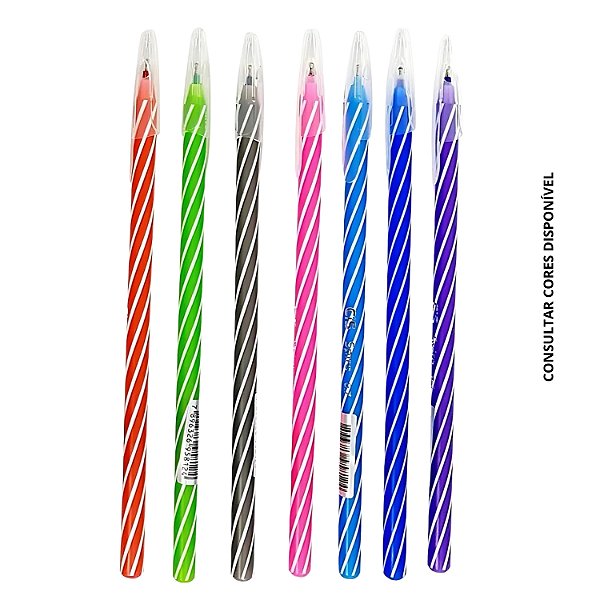 CANETA CIS ESFEROGRÁFICA SPIRO 0,7MM PONTA AGULHA (UNIDADE) 17677-P