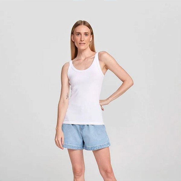 BLUSA HERING REGATA N1TEN0A ALGODÃO/ELASTANO LISA FEMININA