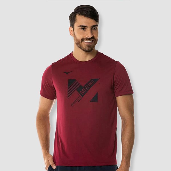 CAMISETA MIZUNO MANGA CURTA MNMAT2669 POLIÉSTER FITNESS MASCULINA