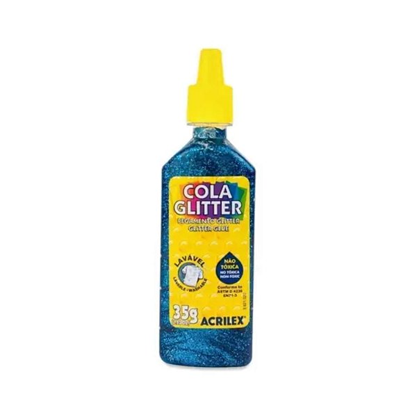 COLA ACRILEX GLITTER 35 GRAMAS 02912-204 236643-P