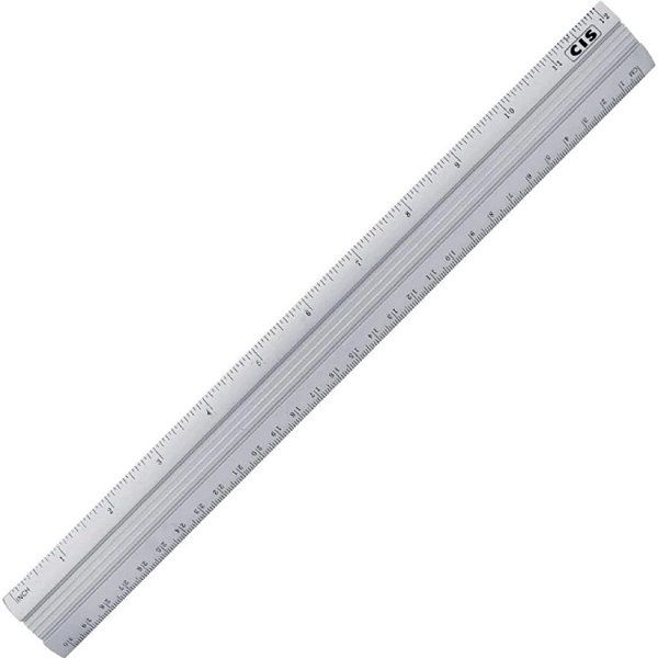 RÉGUA CIS 30CM ALUMÍNIO 4.4500 237383-P