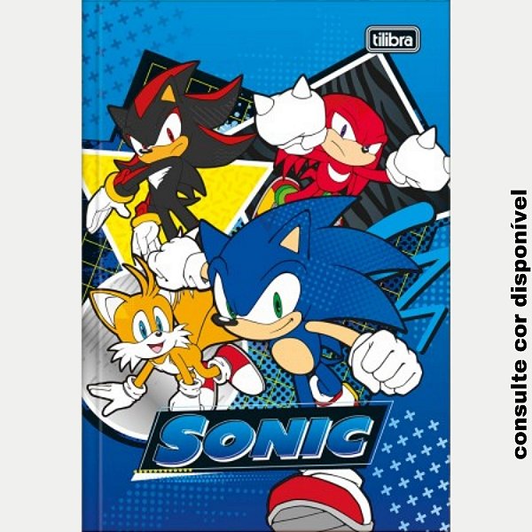 CADERNO TILIBRA BROCHURA C DURA 1/4 (P) SONIC  285-P (CORES SORTIDAS)