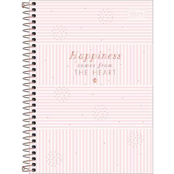 CADERNO TILIBRA ESPIRAL CAPA DURA 1/4 (P) SOHO 80 FOLHAS 222-P (CORES SORTIDAS)