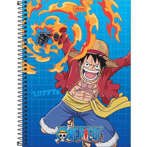 CADERNO TILIBRA UNIVERSITÁRIO 01 MATÉRIA CAPA DURA ONE PIECE 80 FOLHAS 123-P