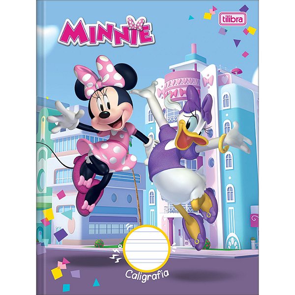 CADERNO TILIBRA CALIGRAFIA/2 LINHAS CAPA DURA MINNIE 40 FOLHAS 170815-P (CORES SORTIDAS)