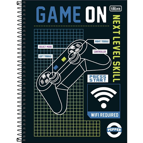 CADERNO TILIBRA UNIVERSITÁRIO 16 MATÉRIAS CAPA DURA PEPPER 256 FOLHAS 1788-P