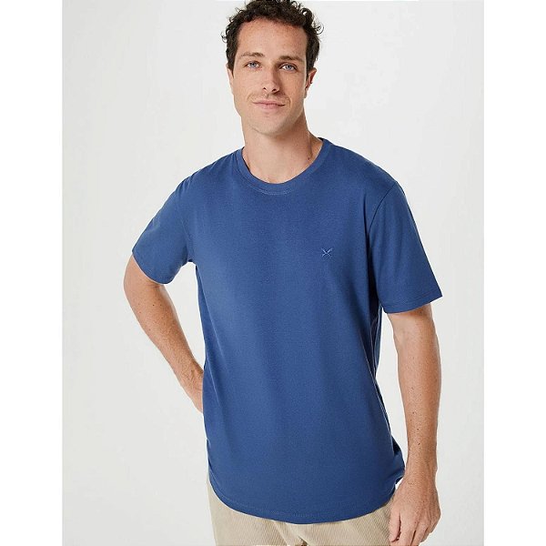 CAMISETA HERING MANGA CURTA 4FEFAZ2 CONFORT WORD BORDADA