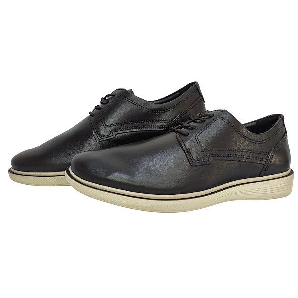 SAPATO PEGADA COM CADARÇO 126101-22 CASUAL COURO MASCULINO