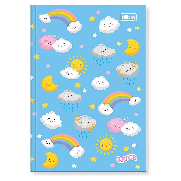 CADERNO TILIBRA BROCHURA C DURA 1/4 (P) SPICE  254781-P (CORES SORTIDAS)