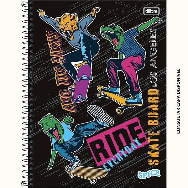 CADERNO TILIBRA UNIV 16 MAT C DURA SPICE 254778-P (CORES SORTIDAS)