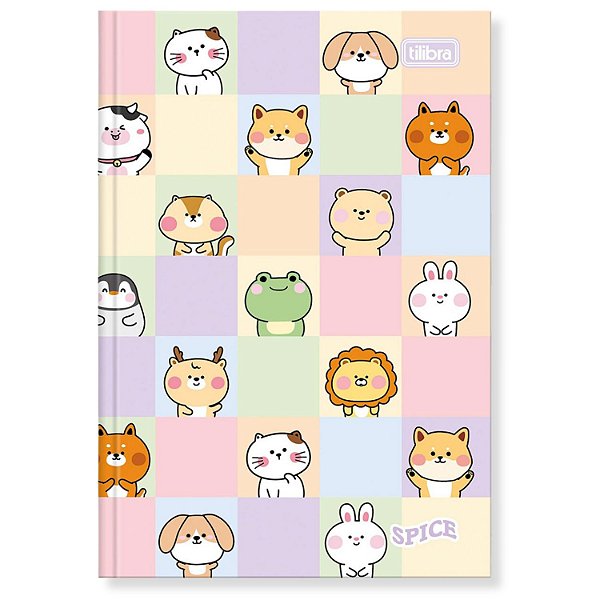 CADERNO TILIBRA BROCHURA C DURA 1/4 (P) SPICE 254782-P (CORES SORTIDAS)