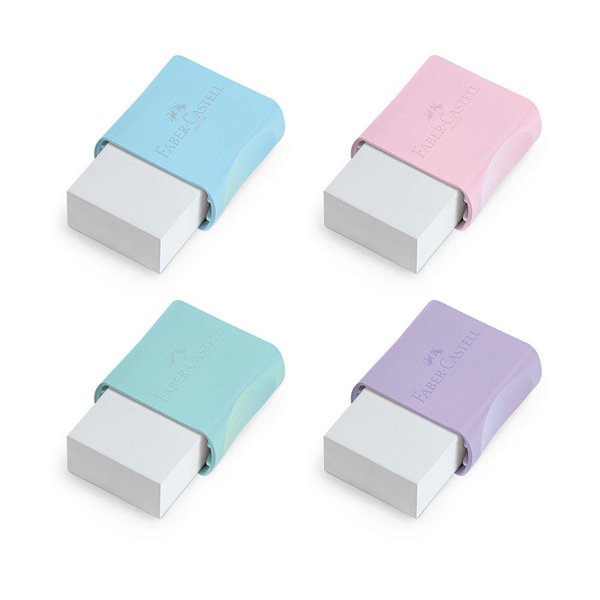 BORRACHA FABER TK FC MAX PASTEL COM CAPA 7024MA  17690-P (CORES SORTIDAS)