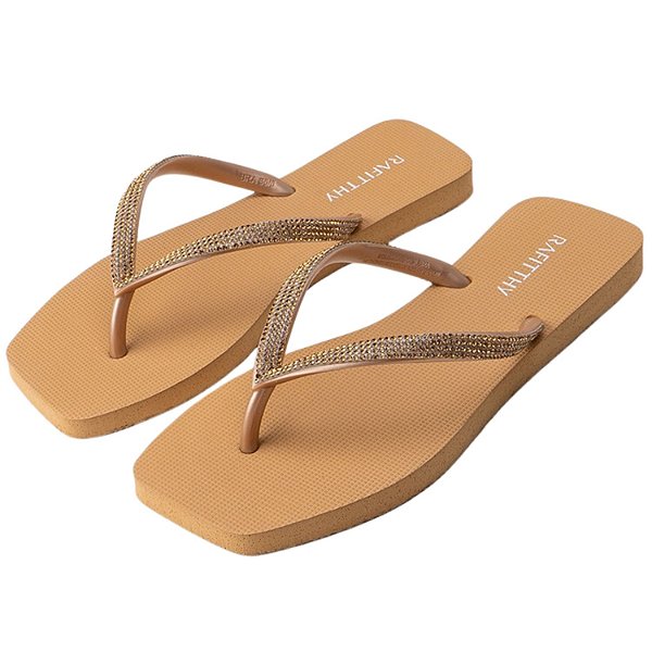 CHINELO RAFITTHY DEDO AURORA GOLD FEMININO NUDE