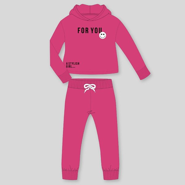 CONJUNTO INVERNO BY GUS CALÇA E BLUSÃO CARECA MOLETOM FEMININO