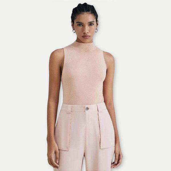 BLUSA HERING REGATA TRICO ROSA FEMININA