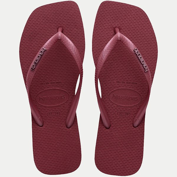 CHINELO HAVAIANAS SLIM SQUARE LOGO METALLIC FEMININO