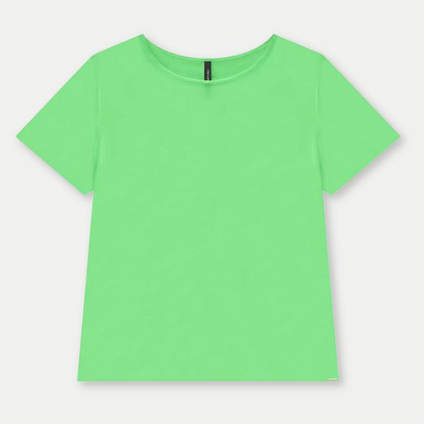 BLUSA LUNENDER MC VISCOSE VERDE FEMININO