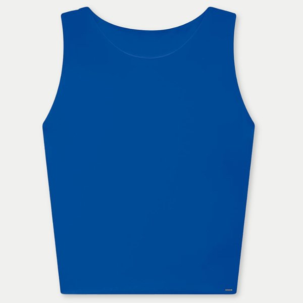 BLUSA LUNENDER REGATA  VISCOLYCRA AZUL JEANS FEMININO