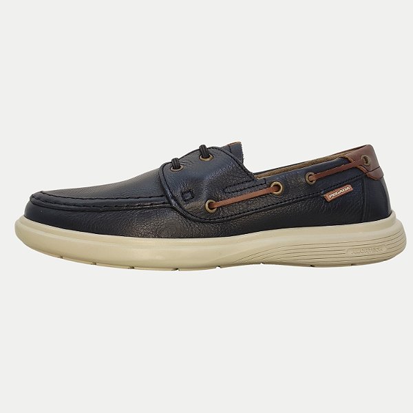 SAPATO PEGADA SIDER COURO PRETO MASCULINO