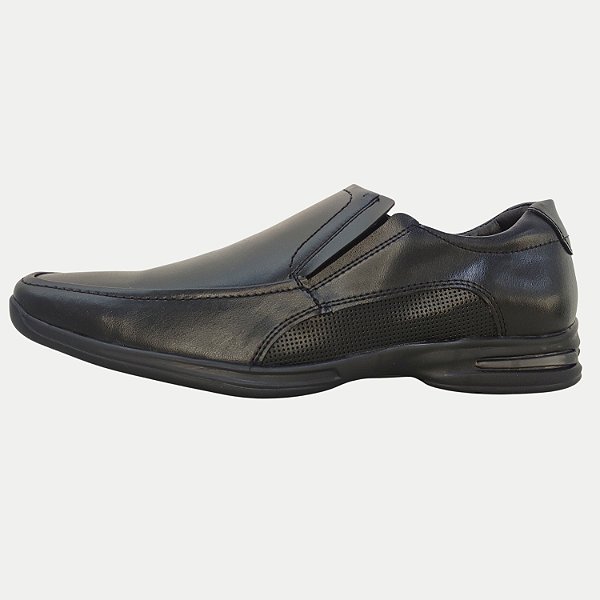 SAPATO MARINER IATE SINTETICO PRETO MASCULINO