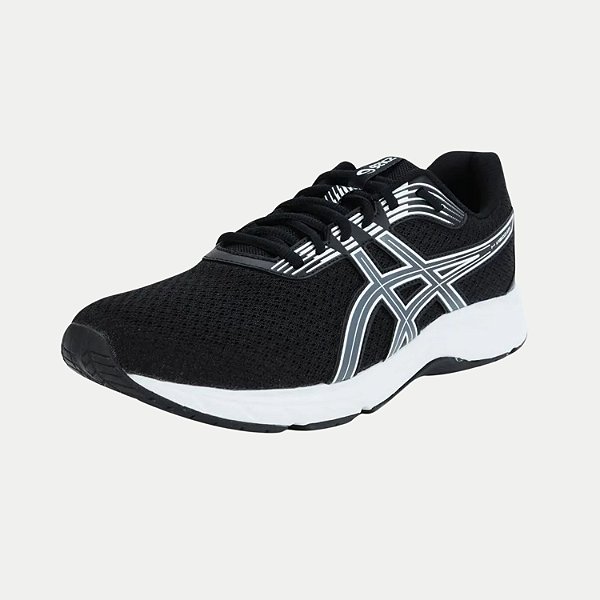 TÊNIS ASICS RAIDEN 4 RUNNING  PRETO E BRANCO UNISEX