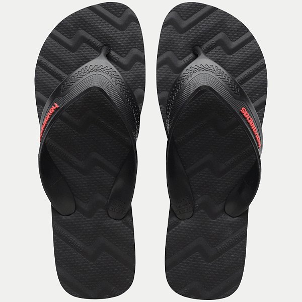 CHINELO HAVAIANAS TRACK WAVES DEDO PRETO MASCULINO