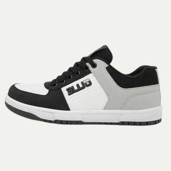 TÊNIS OLLIE SKATE VEGA SINTETICO PRETO E BRANCO INFANTIL MASCULINO