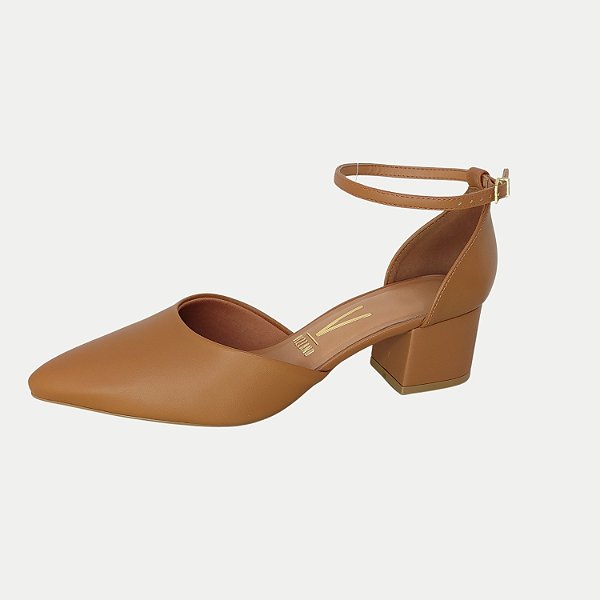 SAPATO VIZZANO SALTO MÉDIO SALTO ACTIVE CARAMELO FEMININO