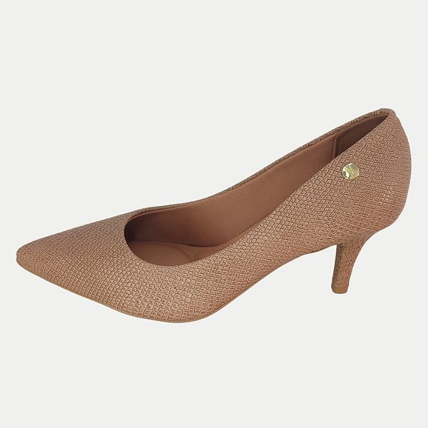 SAPATO VIZZANO SALTO MEDIO SCARPIN CARAMELO FEMININO ADULTO