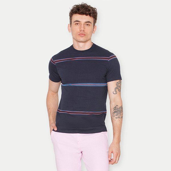 CAMISETA PITT MANGA CURTA COMFORTAZUL MARINHO ALGODÃO MASCULINA INFANTIL