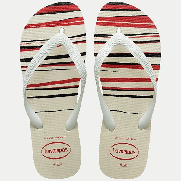 CHINELO HAVAIANAS TOP BASIC DEDO BRANCO MASCULINO ADULTO