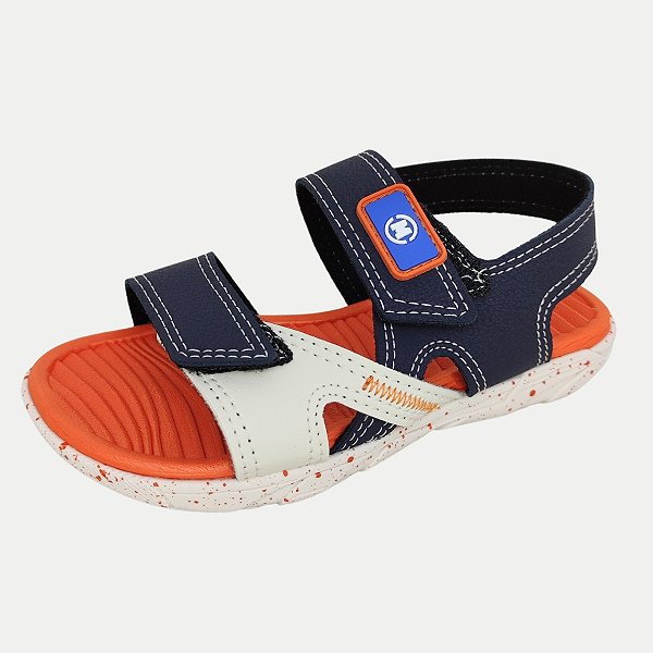 SANDALIA MOLEKINHO PAPETE AZUL MARINHO MASCULINA INFANTIL
