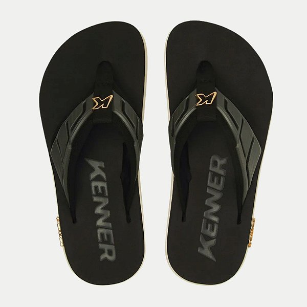 CHINELO KENNER DE DEDO KIVAH FULL FORCE GOLD  MASCULINO ADULTO