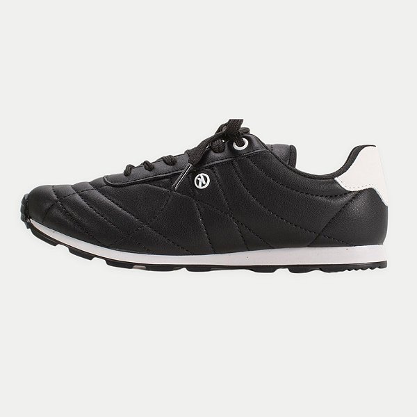TÊNIS KOLOSH CASUAL COM CADARÇO PRETO FEMININO ADULTO