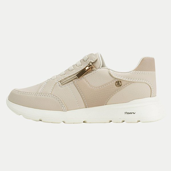 TÊNIS KOLOSH CASUAL COM CADARÇO BEGE FEMININO ADULTO