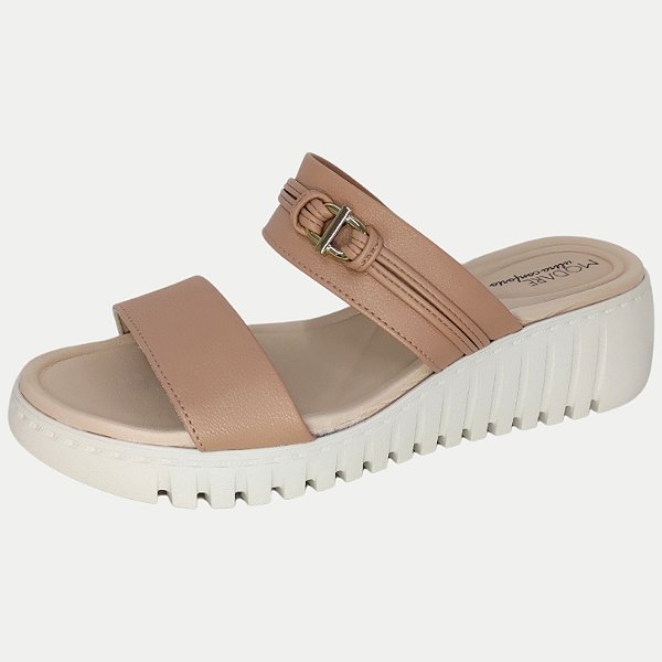 TAMANCO MODARE ANABELA MÉDIO NUDE FEMININO ADULTO