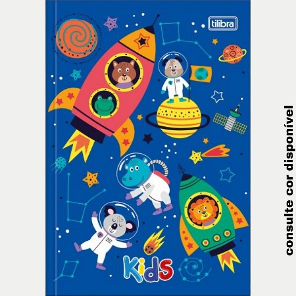 CADERNO TILIBRA BROCHURA C DURA 1/4 (P) SAPECA  27178-P (CORES SORTIDAS)