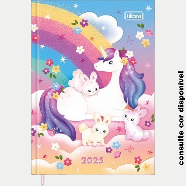 AGENDA TILIBRA BLINK PETIT COSTURADO ANO 2025  38-P (CORES SORTIDAS)