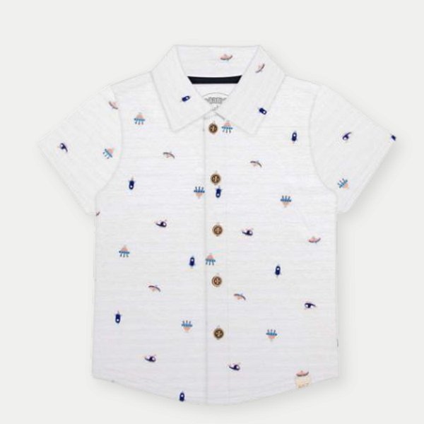CAMISA ALAKAZOO MC COMFORT MALHA ESTAMPADA MASCULINO INFANTIL