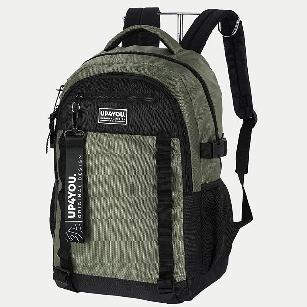 MOCHILA UP4YOU ESPAÇO NOTEBOOK COM CHAVEIRO VERDE  280620-P